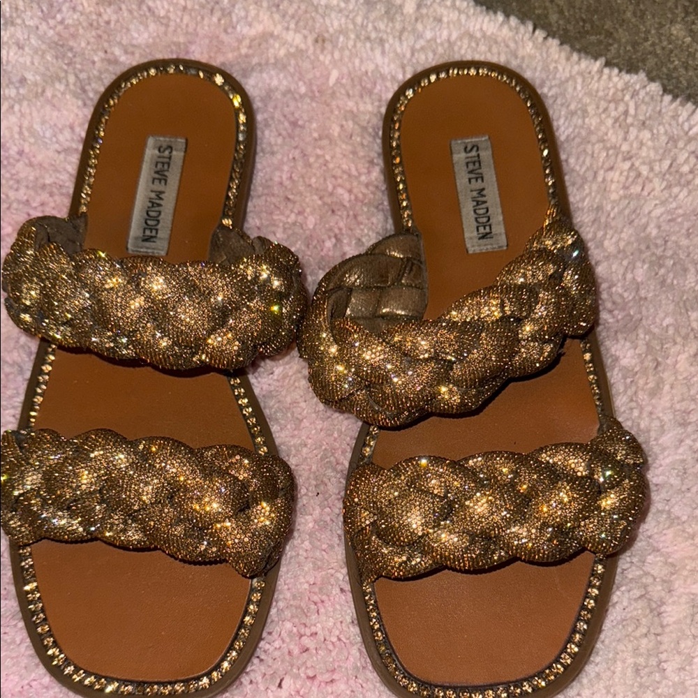 Steve Madden Women's Gold Sandals
